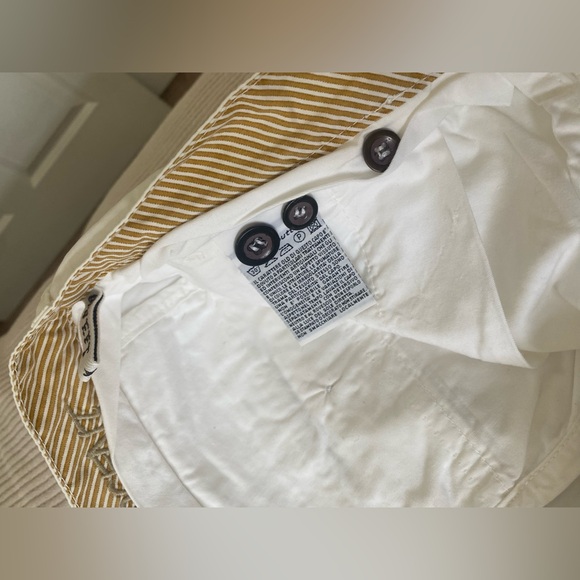 Men’s 40 Weft White Cotton Shorts - Picture 5 of 10